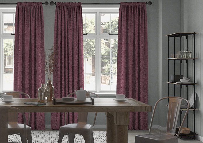 Nova, Damson - Made to Measure Curtains - Image 3